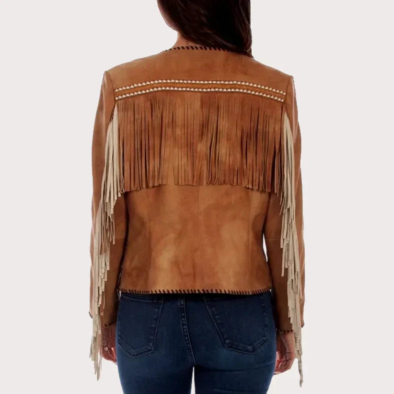 Scully Women's Fringe Studded Western Jacket image 1