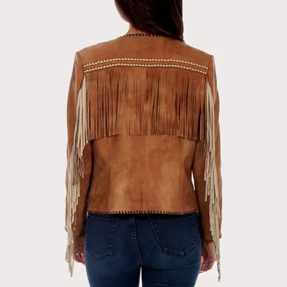 Scully Women's Fringe Studded Western Jacket image 1