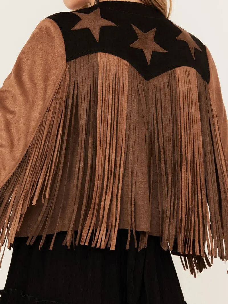 Women's Star Real Fringe Jacket image 3