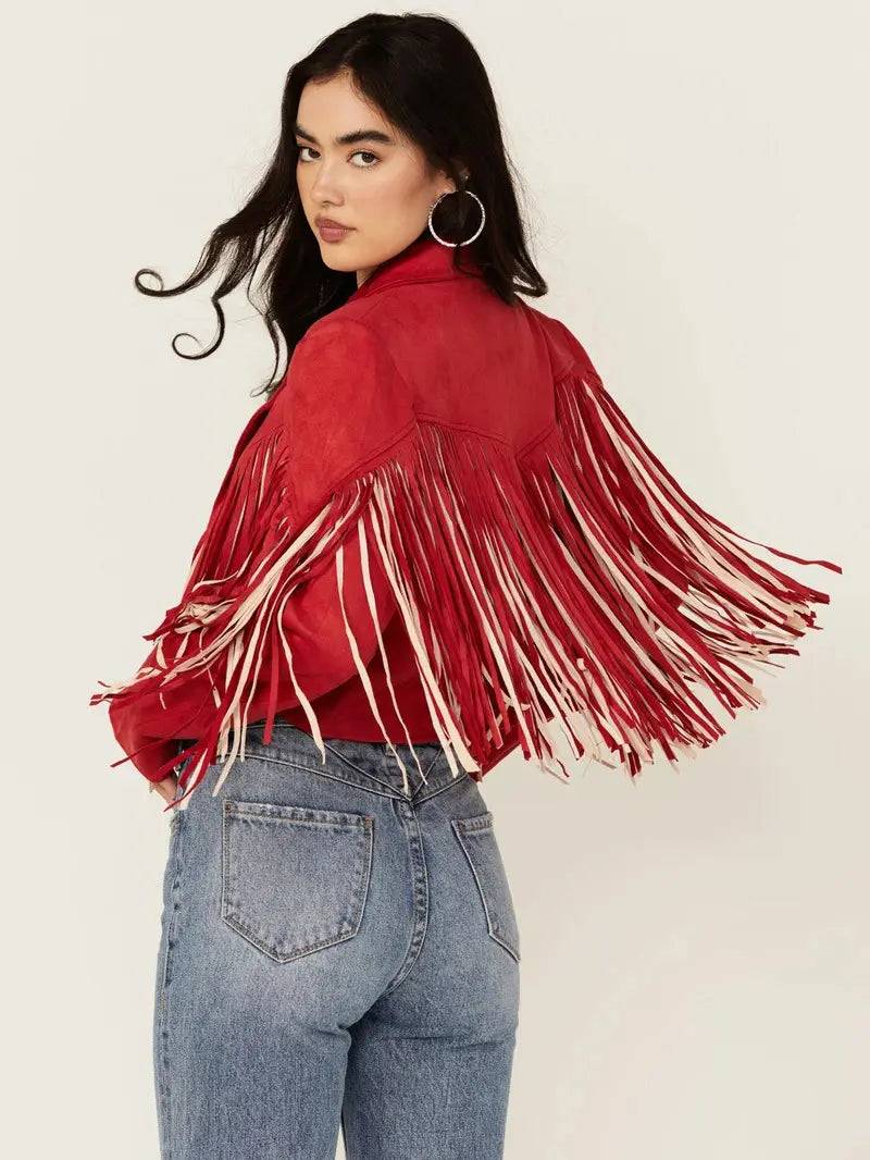Saints & Hearts Women's Fringe Jacket image 2