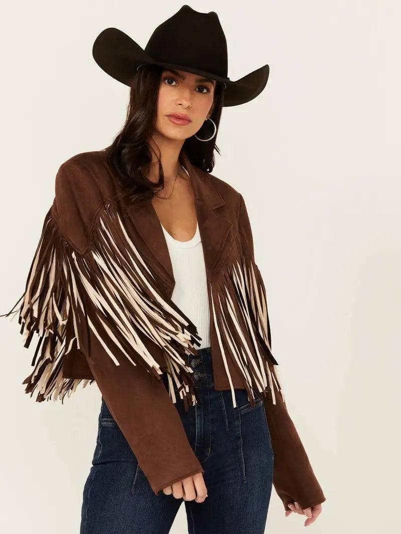 Saints & Hearts Women's Fringe Jacket image 0