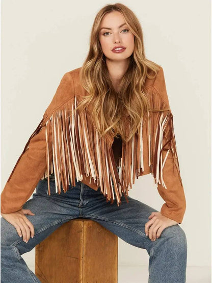 Saints & Hearts Women's Fringe Jacket image 3