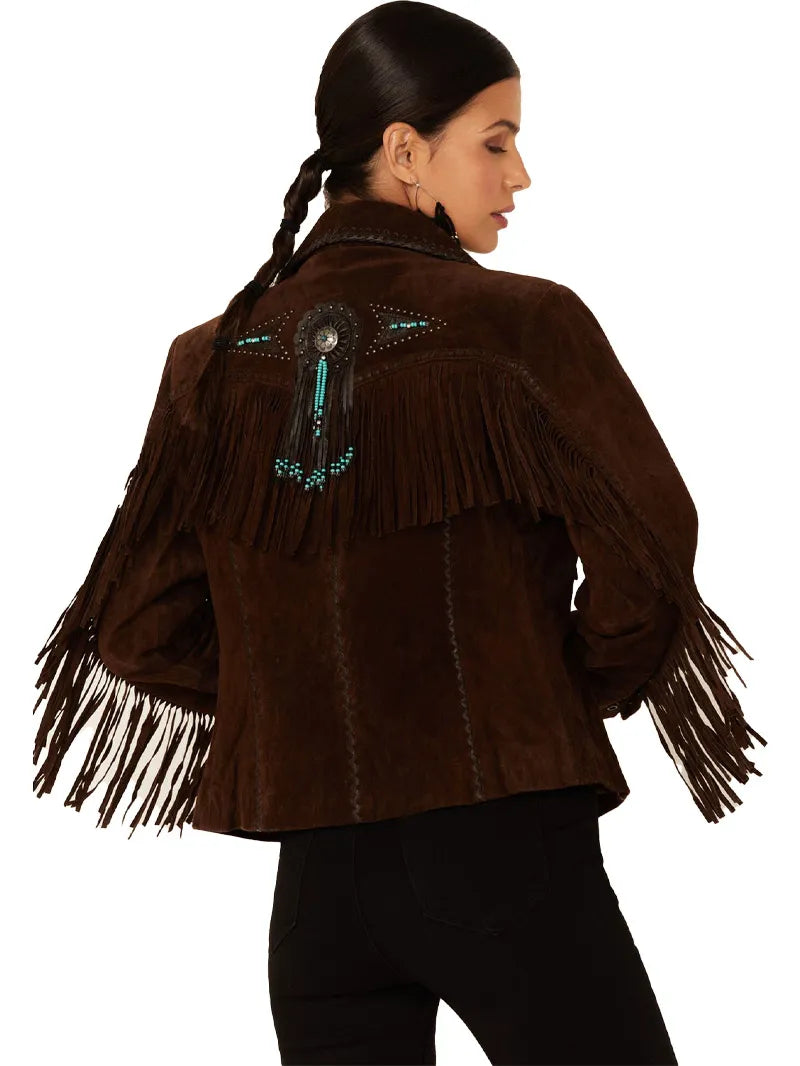 Scully Fringe And Beaded Suede Jacket image 2