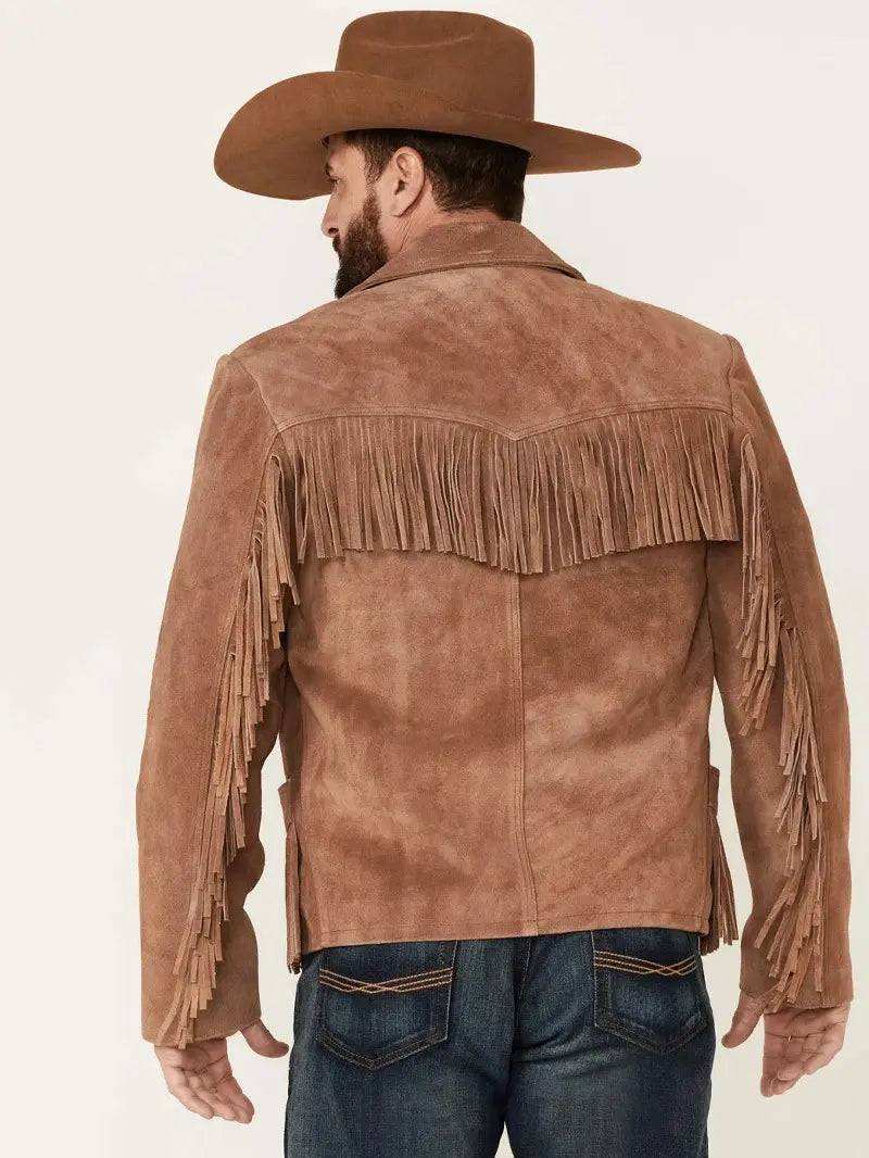 Giant Fringe Suede Leather Jacket image 3